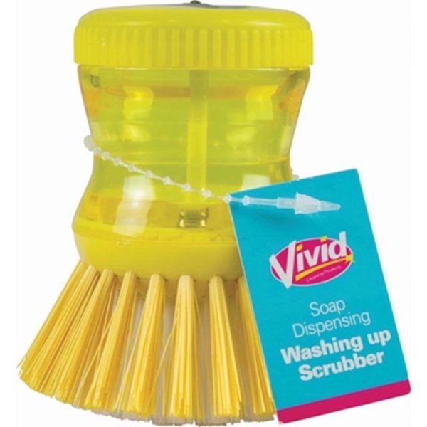 SOAP DISPENSING WASHING UP SCRUBBER ASSORTED