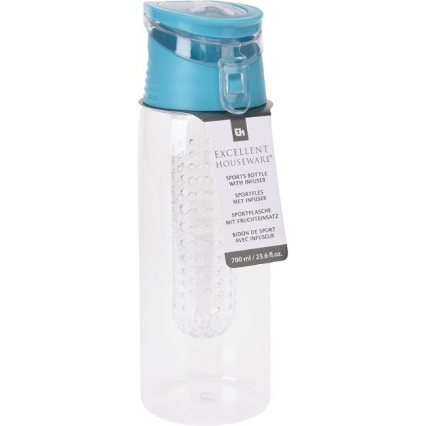 EXCELLENT HOUSEWARE INFUSER WATER BOTTLE 700ML