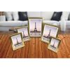 HOME COLLECTION GOLD RIBBED FRAME 5X7INCH