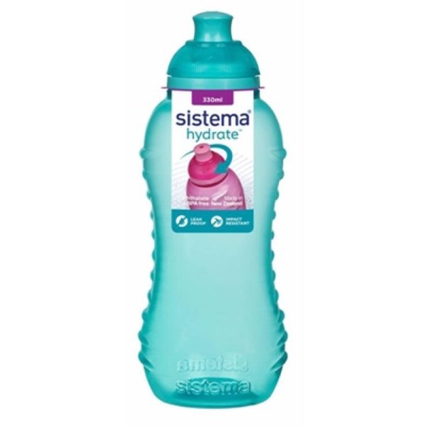 SISTEMA TWIST SPORTS BOTTLE 330ML ASSORTED