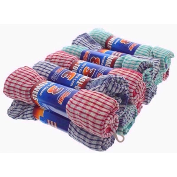 TEA TOWELS 3S PACK OF 12