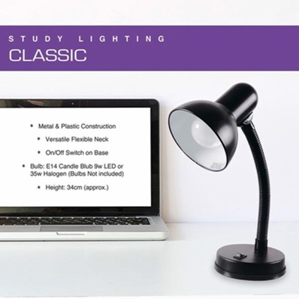 LLOYTRON BLACK DESK LAMP