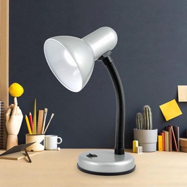 LLOYTRON SILVER DESK LAMP