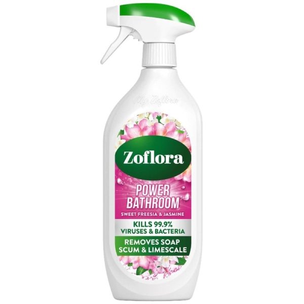 ZOFLORA BATHROOM SWEET FREESIA & JASMINE 800ML PACK OF 8