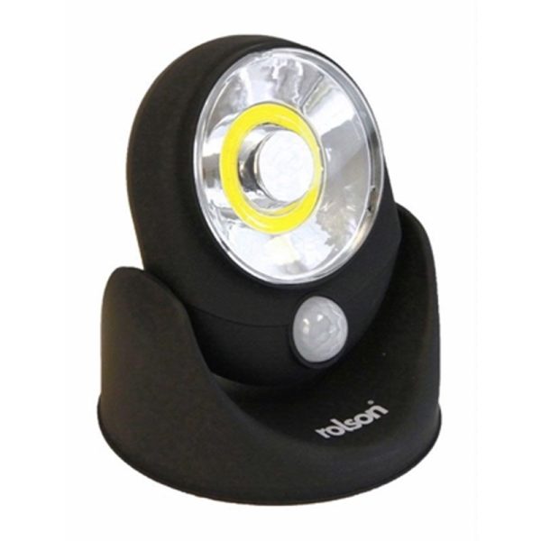 ROLSON MOTION SENSOR LIGHT COB BLACK