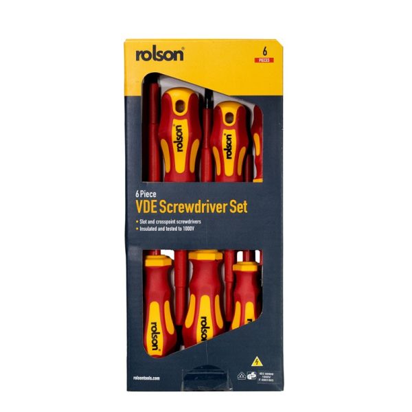 ROLSON SCREWDRIVER SET VDE 6PCE