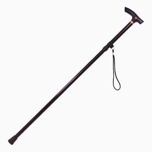 FOLDING WALKING STICK BLACK