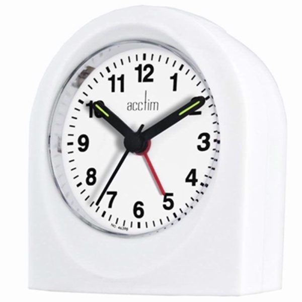 ACCTIM PALMA ALARM CLOCK WHITE 15062 14.03