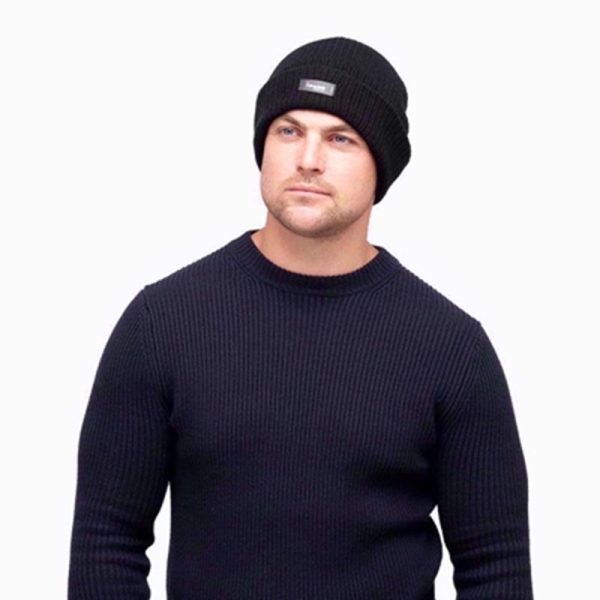 MENS THINSULATE RIBBED KNITTED HAT