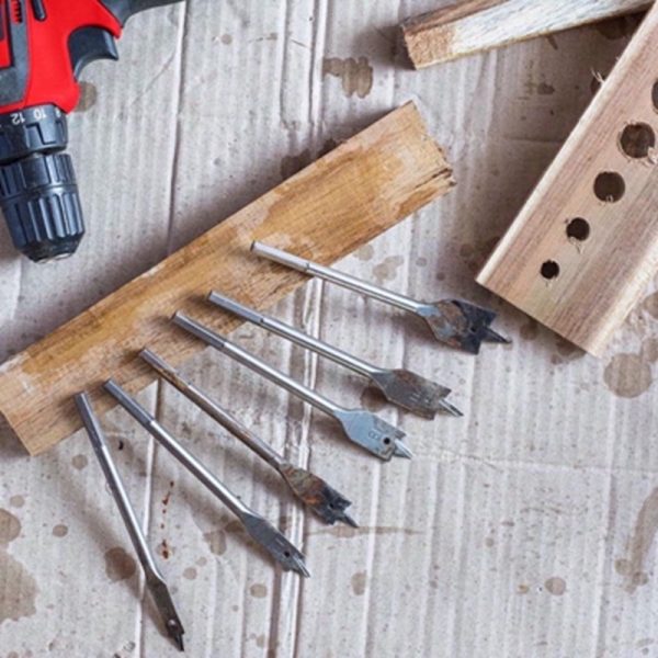 DEKTON DRILL SET FLAT WOOD 6PC