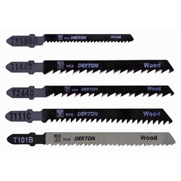 DEKTON JIGSAW BLADE SET 5PC