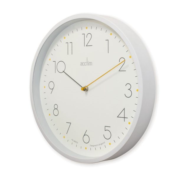 ACCTIM TABY WHITE WALL CLOCK