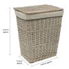 JVL ARIANNA RECT WILLOW BASKET GREY 32X45X117CM