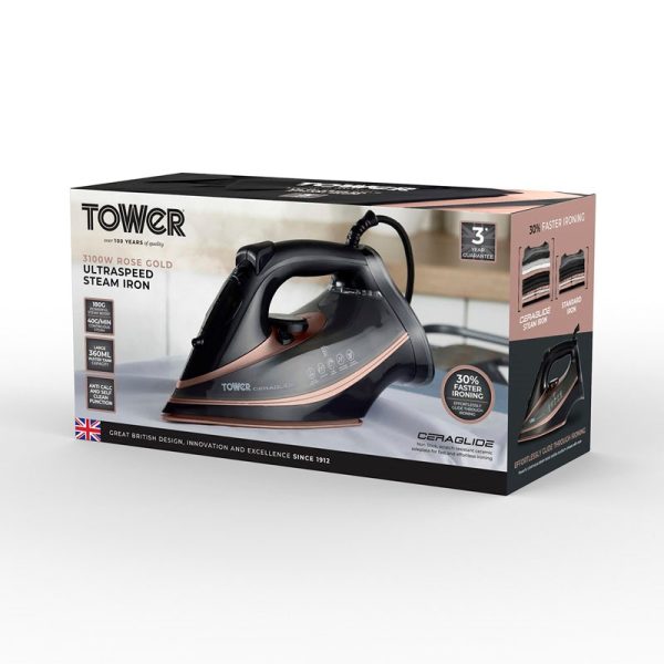 TOWER CERAGLIDE IRON 3100W T22013