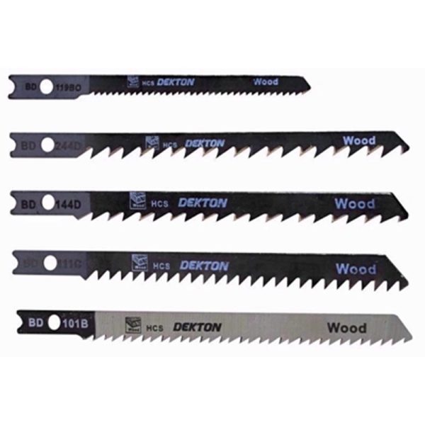 DEKTON JIGSAW BLADE SET 5PC