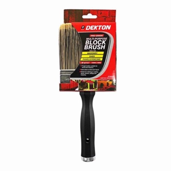 DEKTON BLOCK BRUSH 4 INCH MULTIPURPOSE