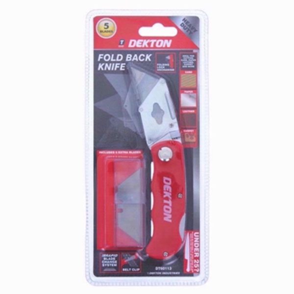 DEKTON FOLD BACK KNIFE/5 BLADES