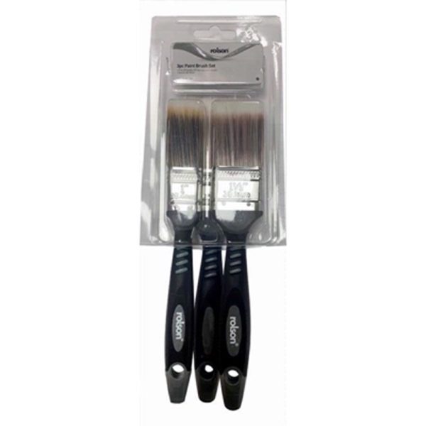 ROLSON PAINT BRUSH SET 3PCE