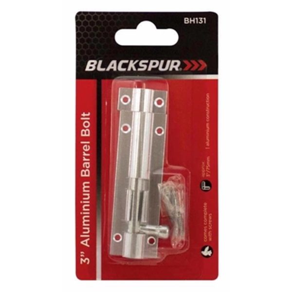 BLACKSPUR BARRELL BOLT 3INCH UP