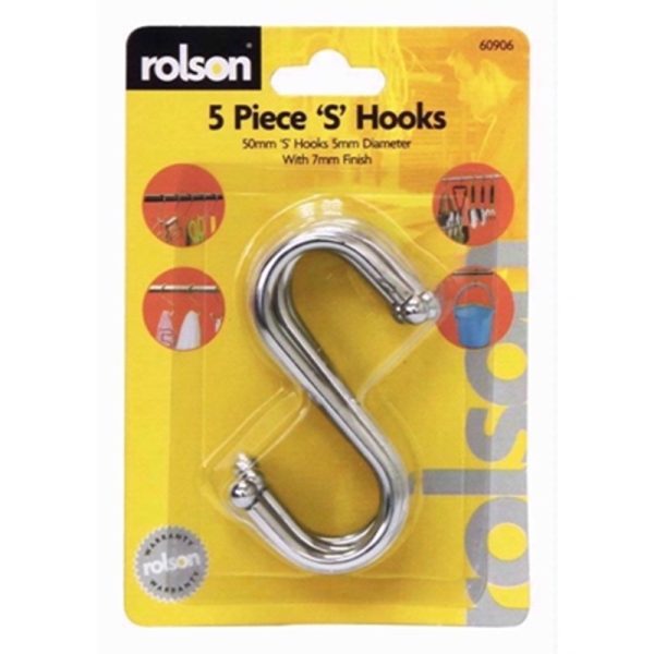 ROLSON S HOOK 75MM 5PCE