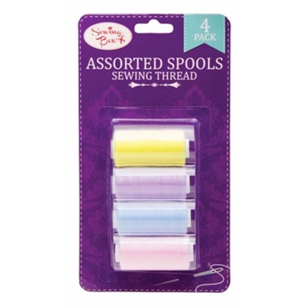 SEWING BOX SEWING THREAD ASSTD