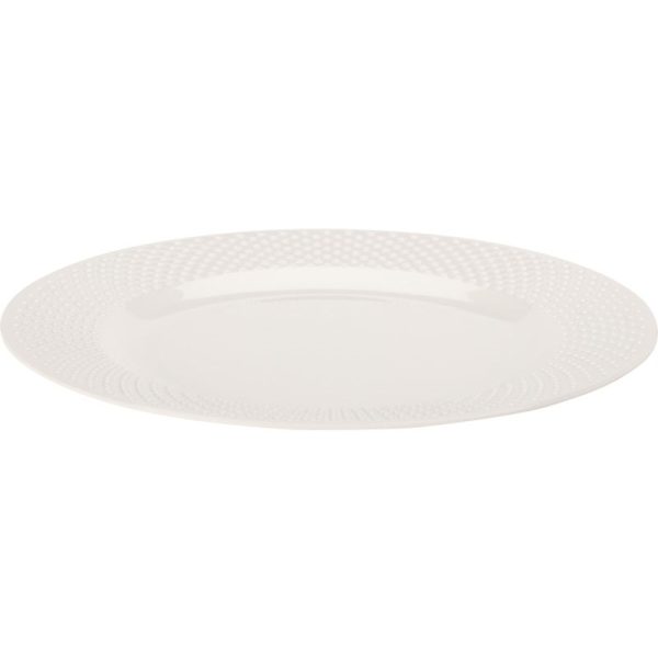 MELAMINE PLATE 280MM WHITE