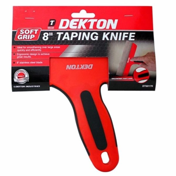 DEKTON SOFTGRIP TAPING KNIFE 200MM