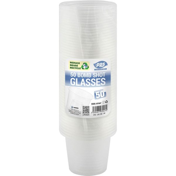 PPS BOMBSHOT GLASSES 50PCS