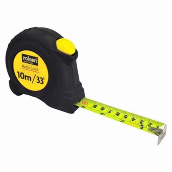 ROLSON TAPE MEASURE AUTO LOCK 10MTR