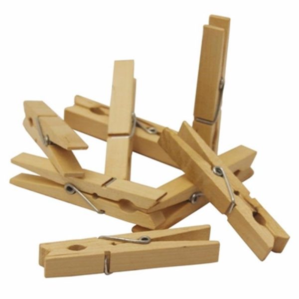 JVL PEG WOODEN 24 PEGS