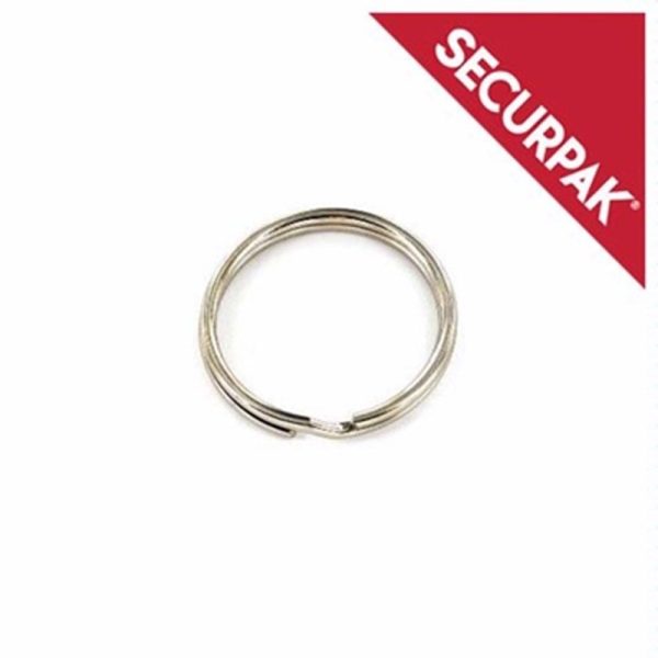 SECURPAK SPLITTING RING NICKLE PLATED 25MM