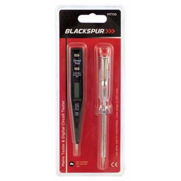 BLACKSPUR MAINS TESTER & CIRCUIT TESTER