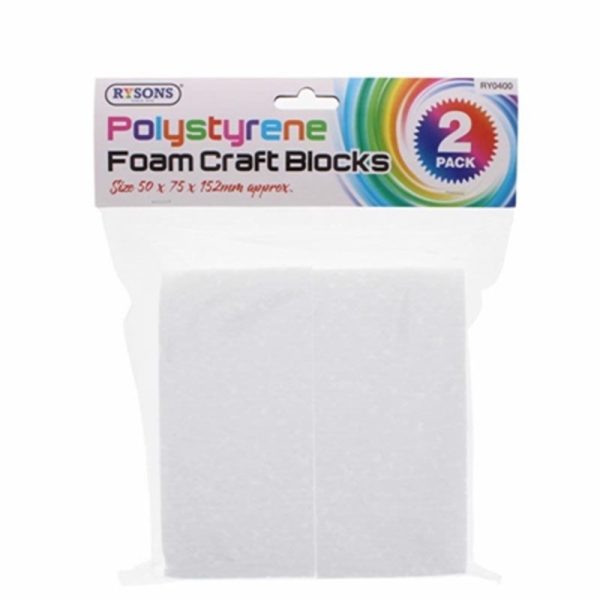 POLYSTYRENE FOAM CRAFT PACK OF 2