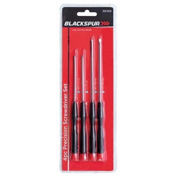 BLACKSPUR PRECISION SCREW DRIVER 4PC SET