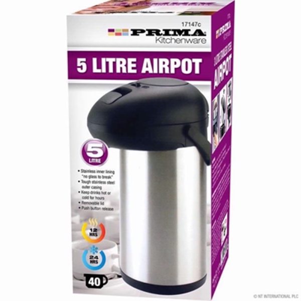 STAINLESS STEEL AIRPOT 5 LTR