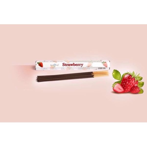 INCENSE STICKS STRAWBERRY PACK OF 6