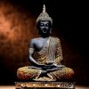 SITTING BUDDHA CHAMPAGNE 21CM