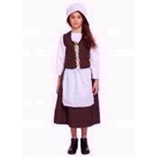 DRESS UP CHILD VICTORIAN MAID MEDIUM