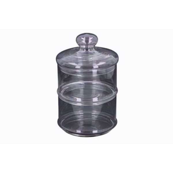 ALPINA 3 TIER GLASS JARS 28CM