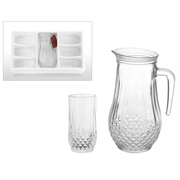 CONCORD JUG AND TUMBLER SET 7PCE