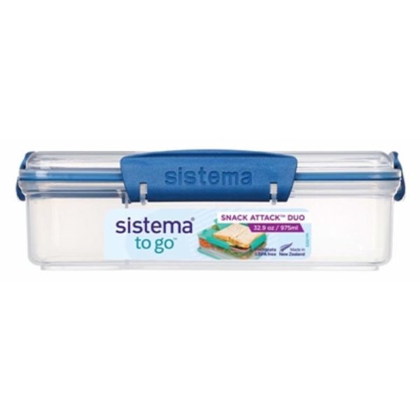 SISTEMA TO GO DUO 975ML FOOD BOX