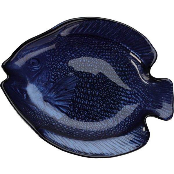 FISH SHAPE GLASS BOWL 20CM