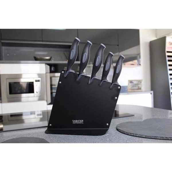 TAYLORS EYE SABATIER KNIFE BLOCK 6SET 5PCS