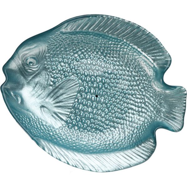 GLASS BOWL FISH SHAPE 16CM