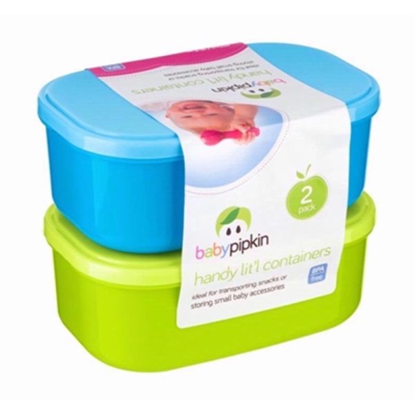 BABY PIPKIN HANDY CONTAINERS 450ML 2PCE