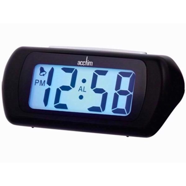 ACCTIM AURIC ALARM CLOCK BLACK 11.02