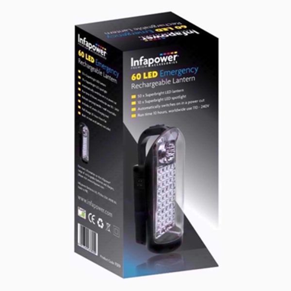 INFAPOWER LARGE LED RECHARGE LANTERN