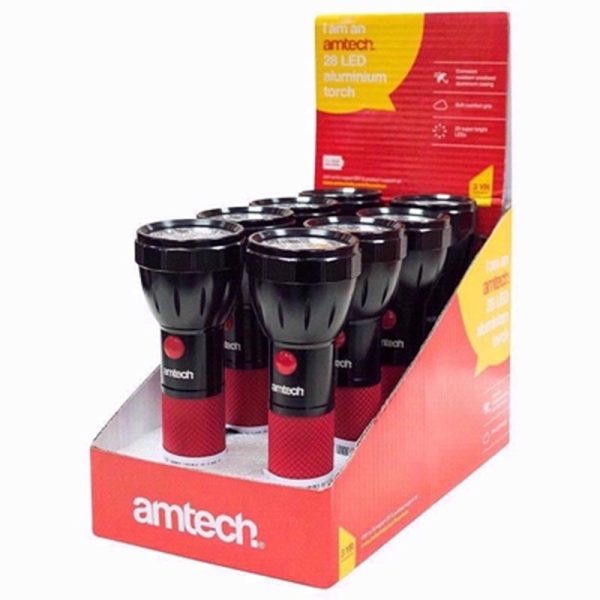 AMTECH TORCH ALUMINIUM 28 LED