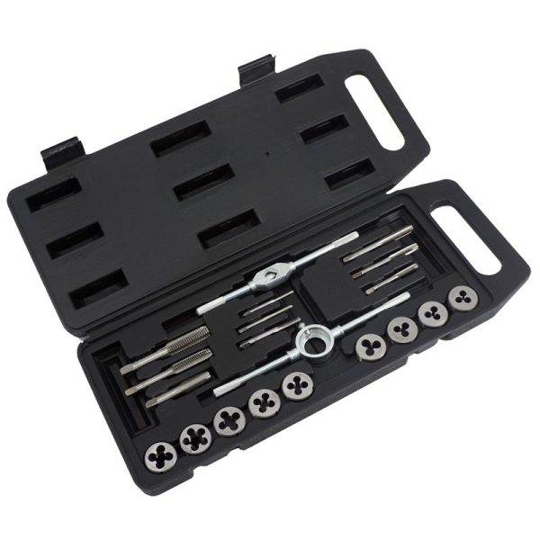 AMTECH METRIC TAP & DIE SET 20PC