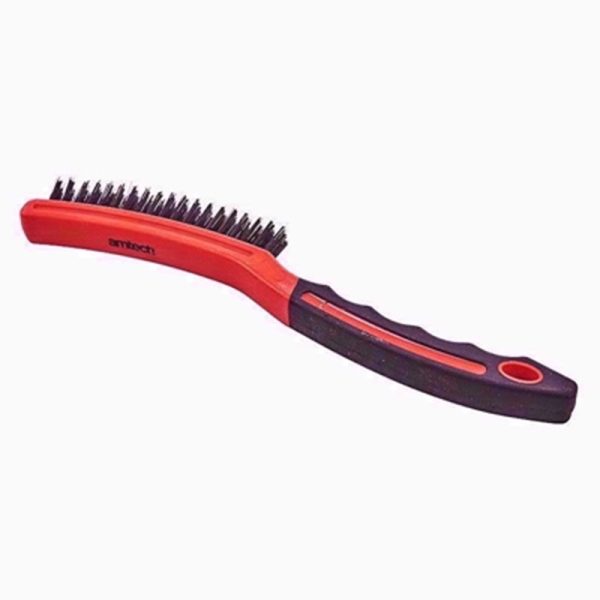 AMTECH WIRE BRUSH LONG HANDLE